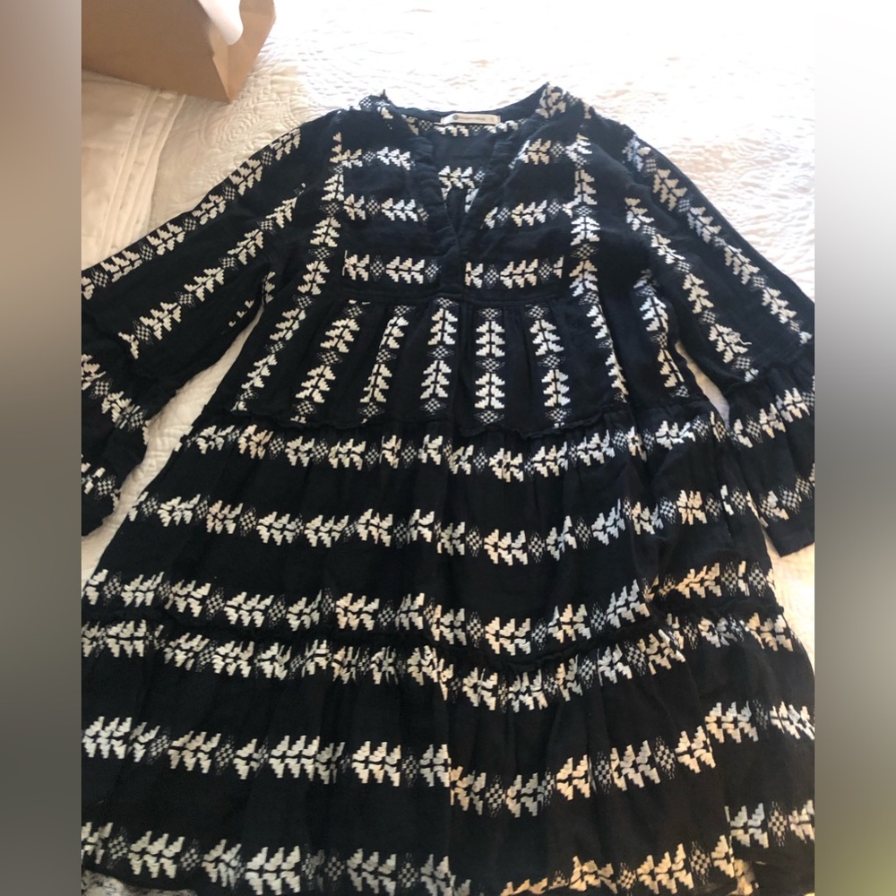 Impeccable pig black and white dress